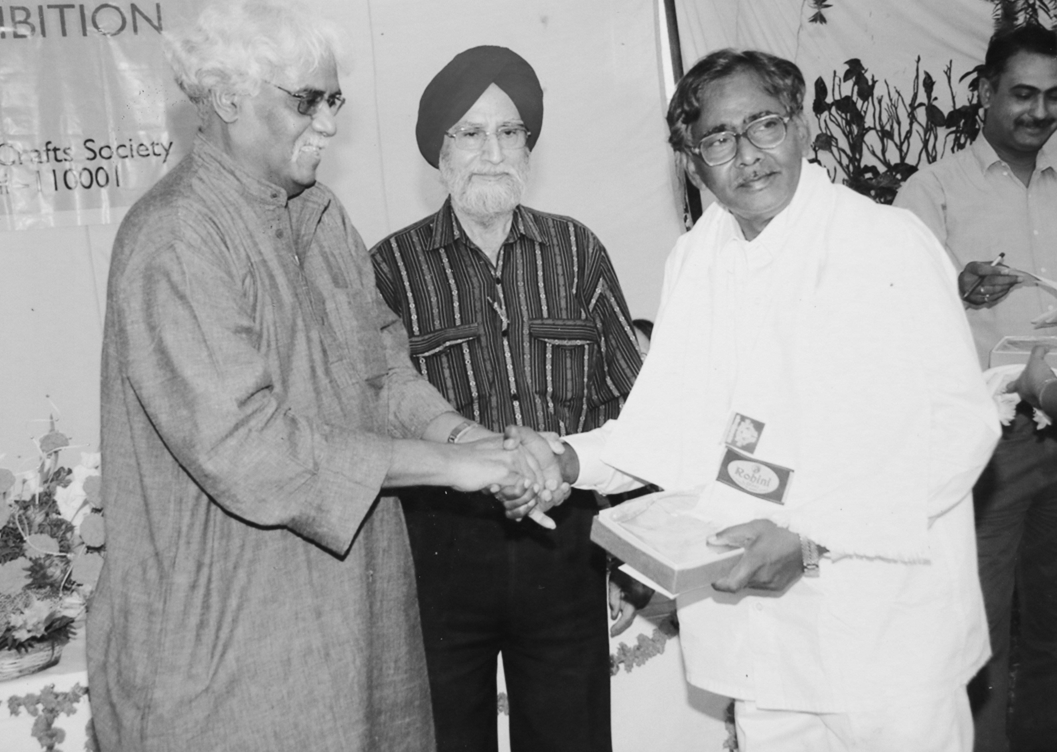 K.S. Vass receiving a public felicitation
